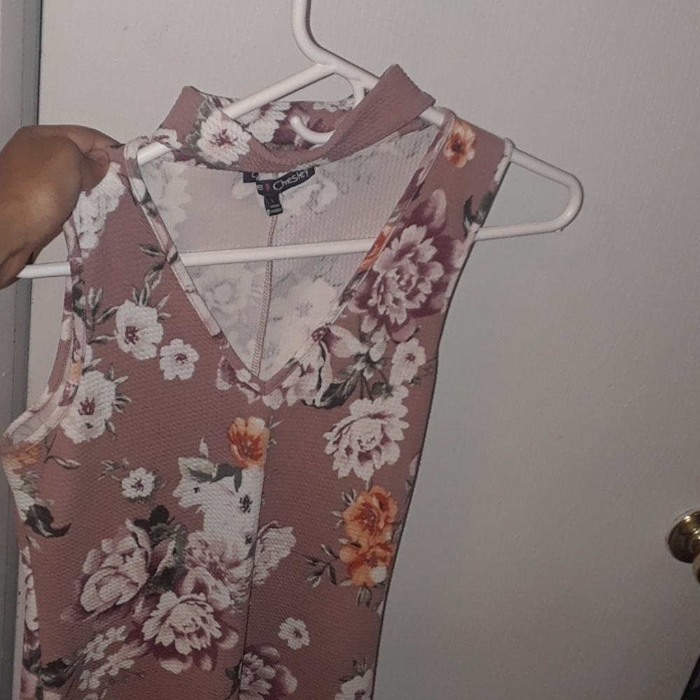 Pink Fitted Dress